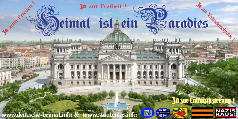 HEIMAT Aufkleber Reichstag Druckvorlage